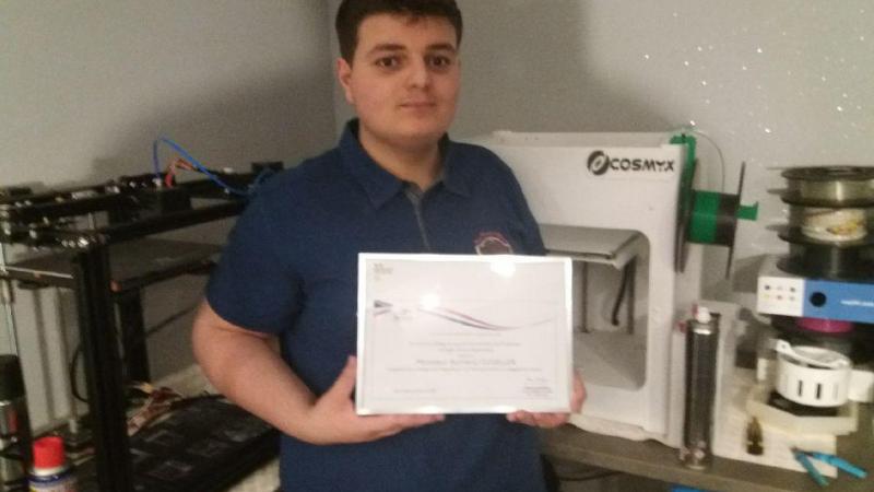 Portrait de Romaric Cuveller, maker et lycéen de 16 ans