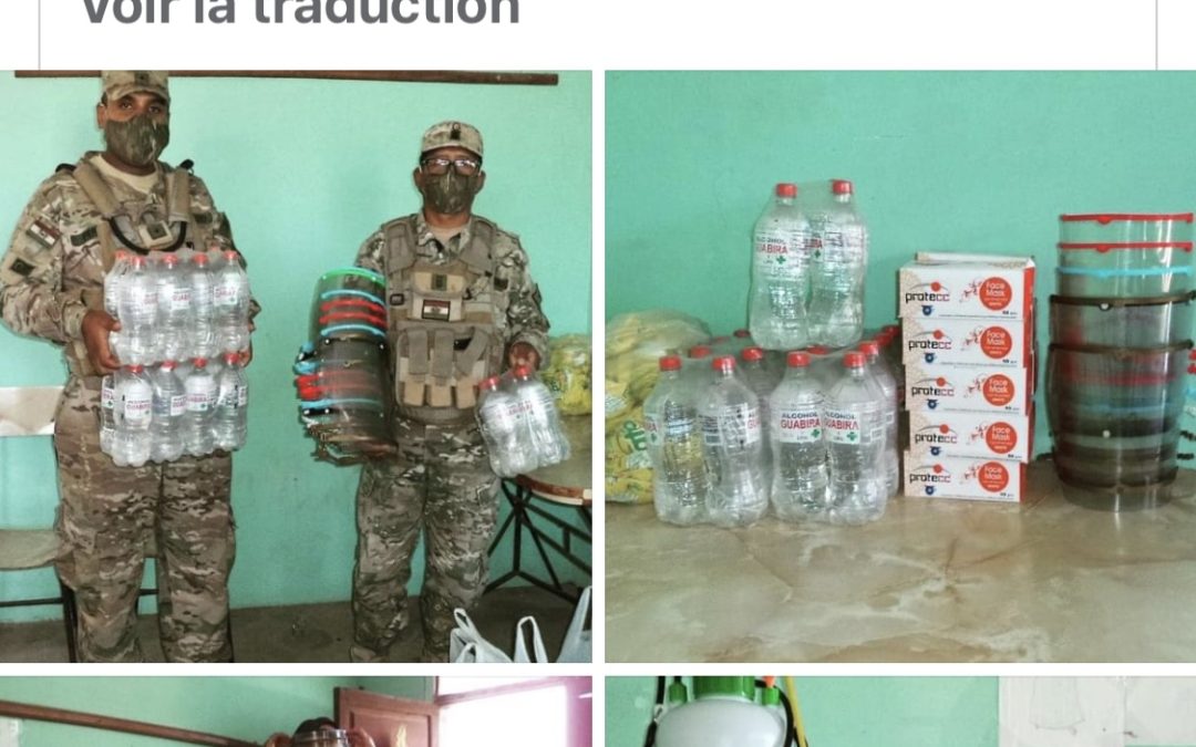 Visière imprimées en 3D pour la Bolivie